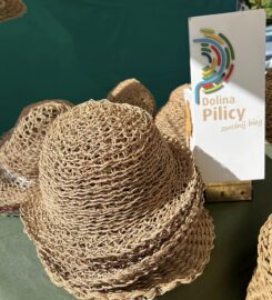 Kapelusz pilicki wyplatany ręcznie ze sznurka papierowego